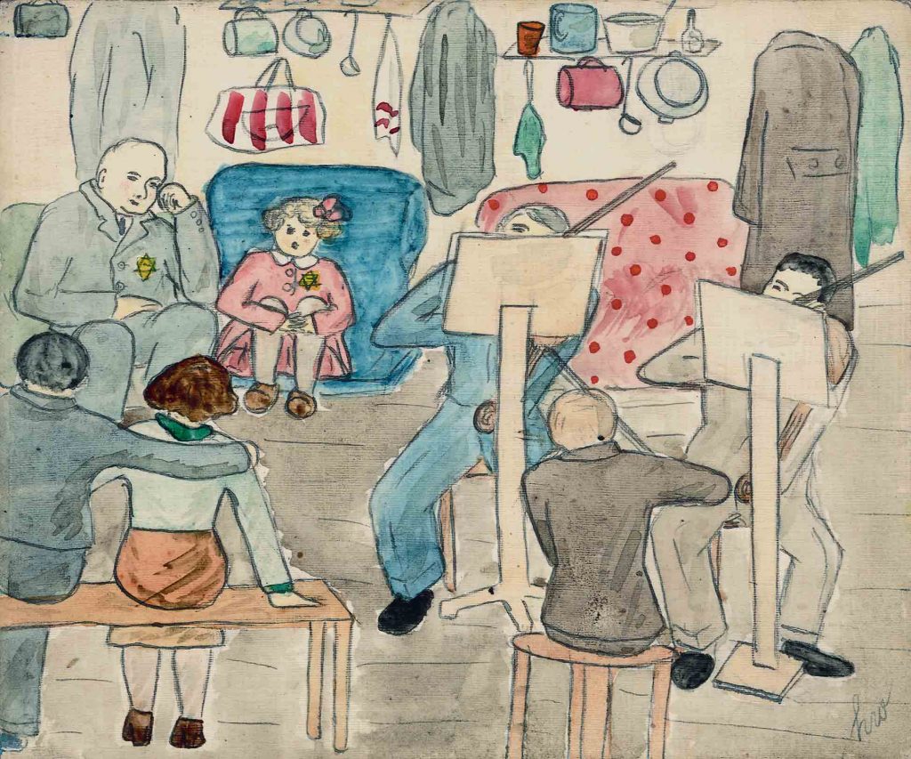 Рисуем детей в концлагере